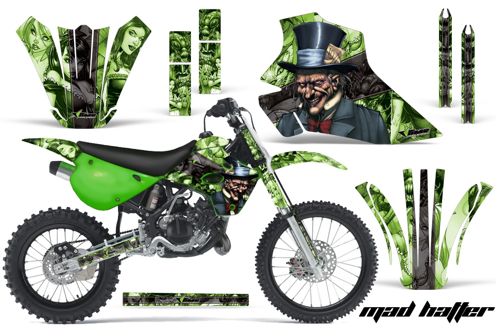 Kawasaki KX80 KX100 95-97 Graphics Kit MH KG CK